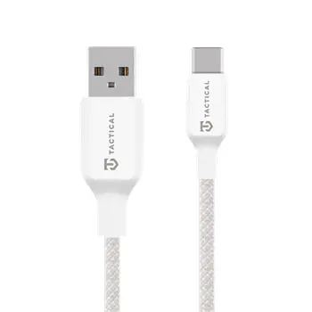 Tactical Stitch Thread kabel USB-A/USB-C (15W) 0.3m bílý