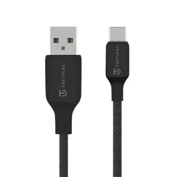 Tactical Stitch Thread kabel USB-A/USB-C (15W) 0.3m černý