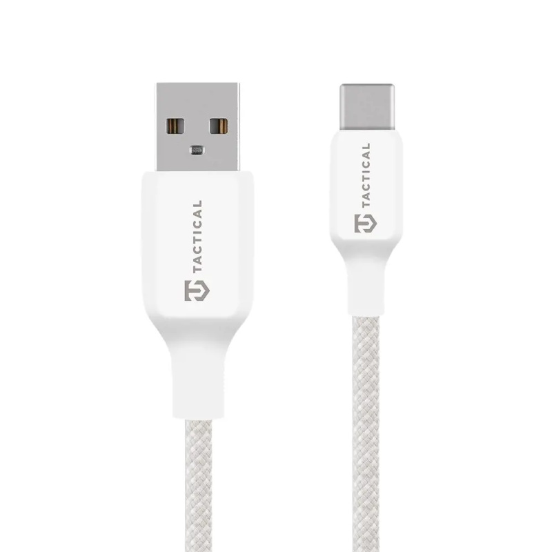 Tactical Stitch Thread kabel USB-A/USB-C (15W) 1m bílý