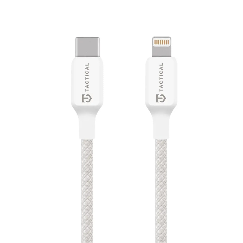 Tactical Stitch Thread kabel USB-C/Lightning (27W) 1m bílý