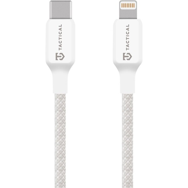 Tactical Stitch Thread kabel USB-C/Lightning (27W) 1m bílý