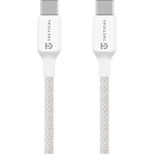 Tactical Stitch Thread kabel USB-C/USB-C (60W) 0.3m bílý