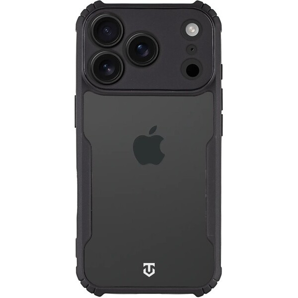Tactical Quantum Stealth kryt Apple iPhone 17 Pro čirý/černý