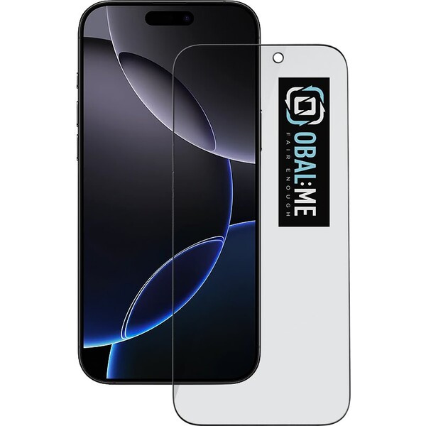 OBAL:ME Privacy 5D tvrzené sklo Apple iPhone 17 Pro Max černé