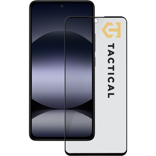 Tactical Glass Shield Privacy Stealth 5D sklo Xiaomi Redmi Note 14 4G/5G/Poco X7 Pro 5G černé