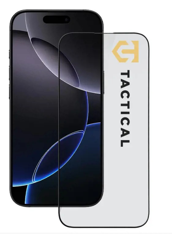 Tactical Glass Shield 5D sklo pro Apple iPhone 17 Pro Max černé