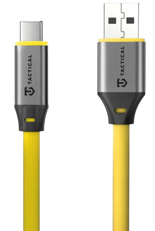 Tactical Fat Man 2.0 kabel USB-A/USB-C 1m žlutý