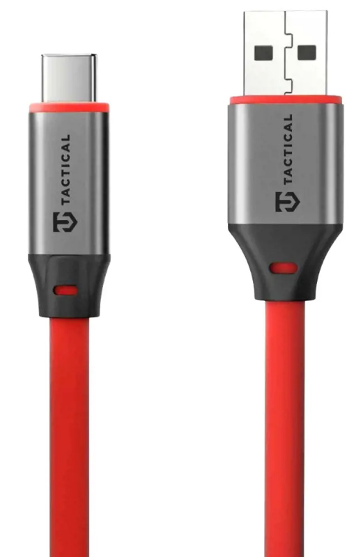 Tactical Fat Man 2.0 kabel USB-A/USB-C 1m červený