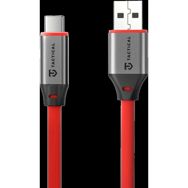 Tactical Fat Man 2.0 kabel USB-A/USB-C 1m červený