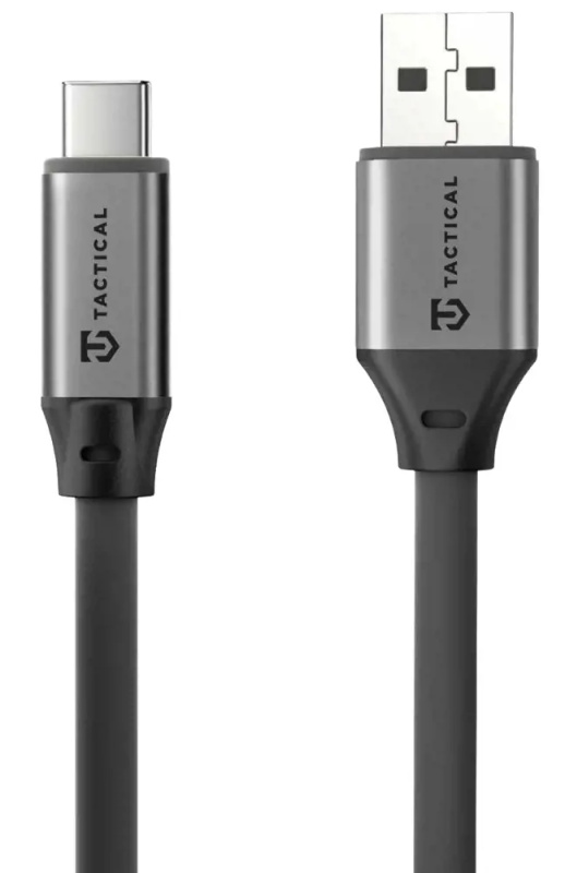 Tactical Fat Man 2.0 kabel USB-A/USB-C 1m šedý
