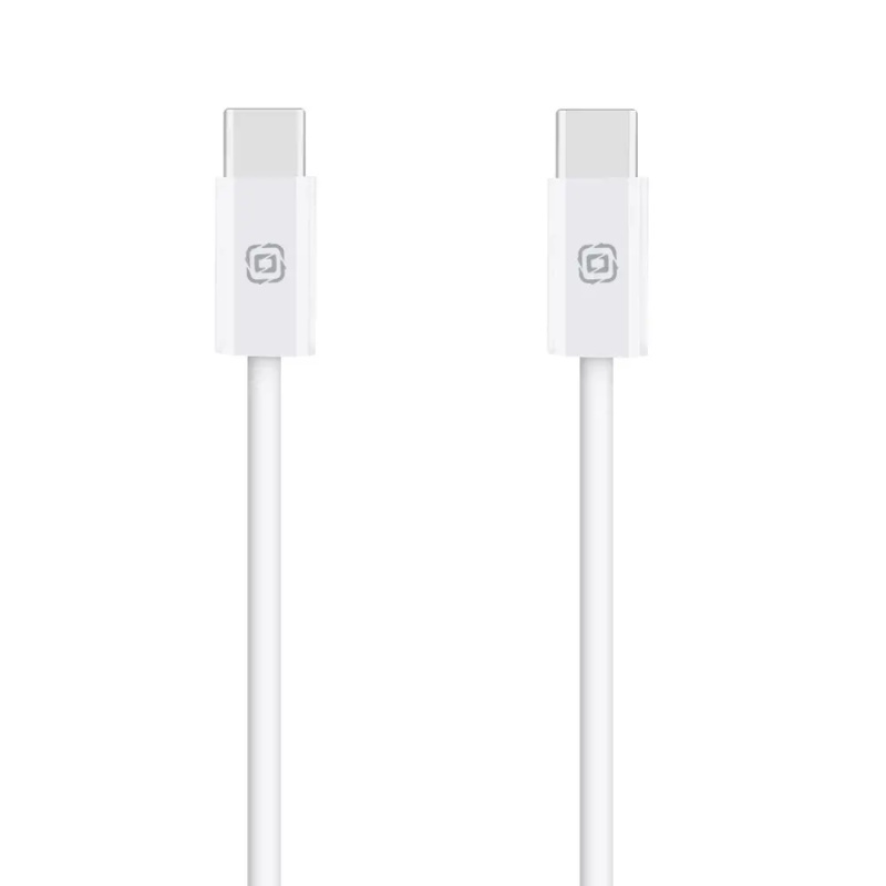 OBAL:ME Super Fast USB-C/USB-C Pletený kabel 100W 1m bílý