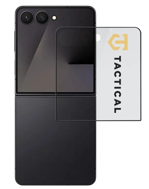 Tactical Glass Shield 5D sklo (Vnější) pro Samsung Galaxy Z Flip7 černé