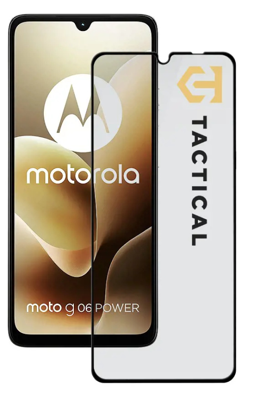 Tactical Glass Shield 5D sklo pro Motorola Moto G06/G06 Power černé