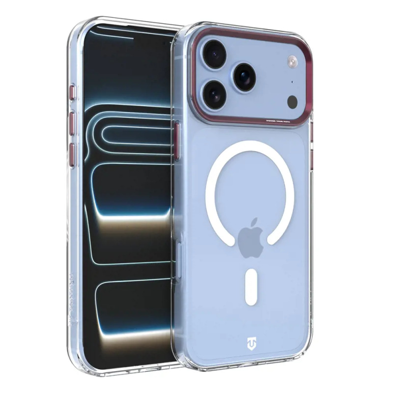 Tactical MagForce 2.0 MagSafe kryt Apple iPhone 17 Pro Max/18 Pro Max burgundsky červený