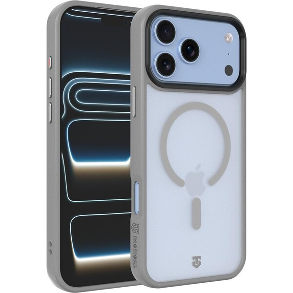 Tactical MagForce Hypersand MagSafe kryt Apple iPhone 17 Pro/18 Pro Light Grey