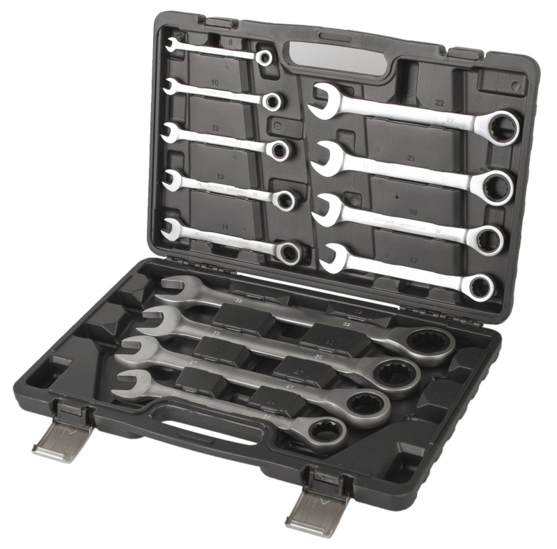 Sada ráčnových očkoplochých klíčů v kufru 13 ks - AH121302