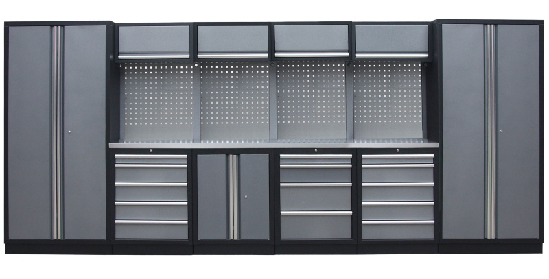 Kvalitní PROFI dílenský nábytek - 4535 x 2000 x 495 mm - TGS1300AP