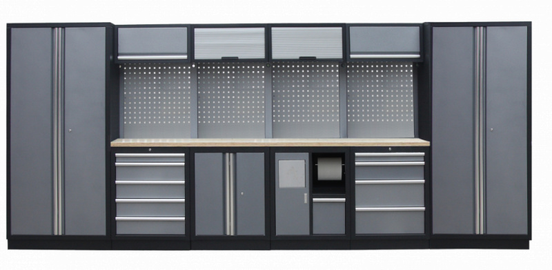 Kvalitní PROFI dílenský nábytek - 4535 x 2000 x 495 mm - TGS1301AD