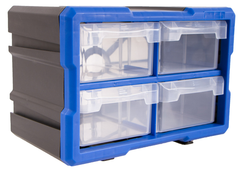 Plastový organizér, 4 boxy - MW1804