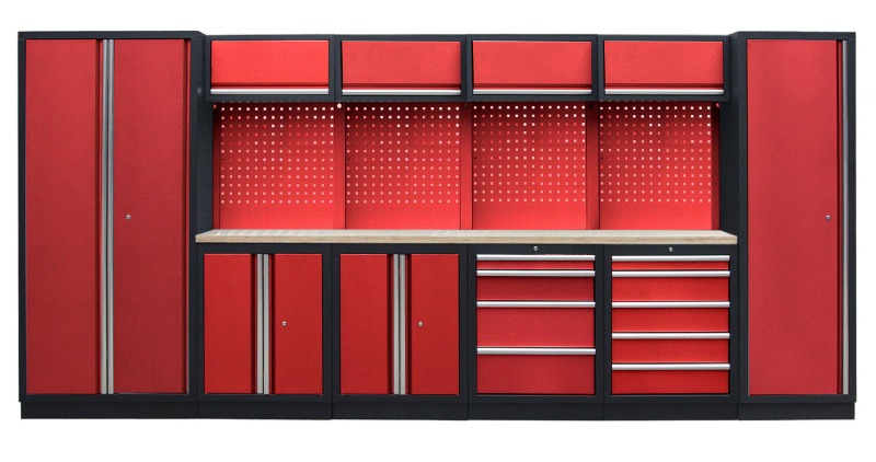 Kvalitní PROFI RED dílenský nábytek 4235 x 495 x 2000 mm - RTGS1300AA6