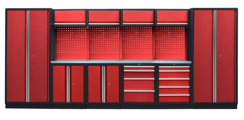 Kvalitní PROFI RED dílenský nábytek - 4535 x 495 x 2000 mm - RTGS1300BB2