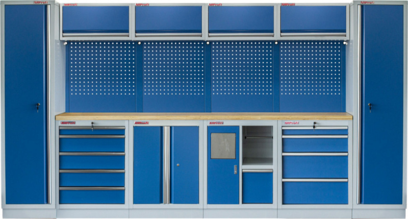 Kvalitní PROFI BLUE dílenský nábytek 3920 x 495 x 2000 mm - MTGS1301AR
