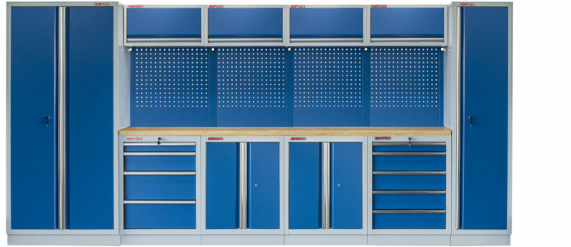 Kvalitní PROFI BLUE dílenský nábytek 4235 x 495 x 2000 mm - MTGS1300AA6