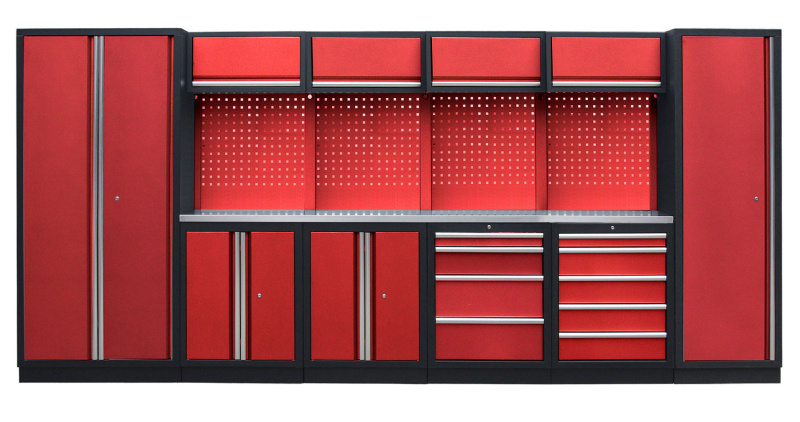 Kvalitní PROFI RED dílenský nábytek 4235 x 495 x 2000 mm - RTGS1300BB5