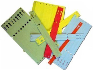 Žluté papírové visačky na klíče XL 500 ks - 434030082