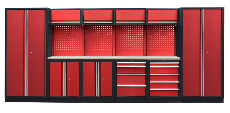 Kvalitní PROFI RED dílenský nábytek - 4535 x 495 x 2000 mm - RTGS1300AA2