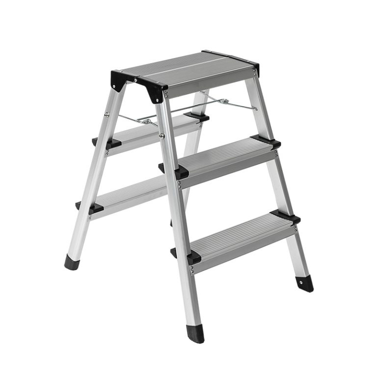Hliníkové schůdky AHProfi oboustranné, 2x3 stupně, 150 kg - AH403C
