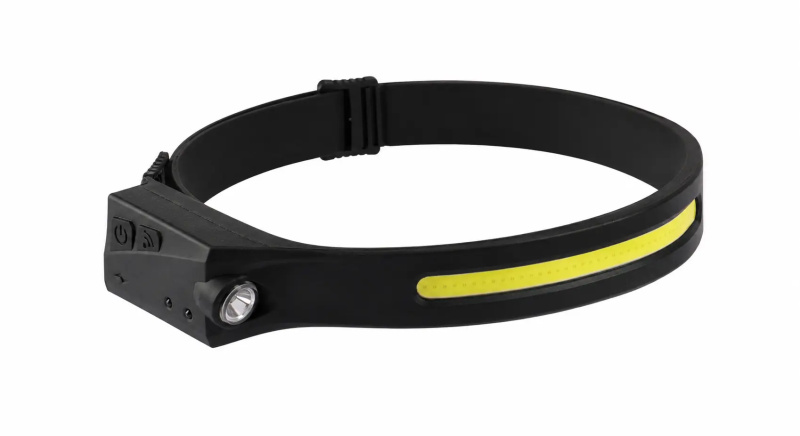Čelová lampa COB LED se senzorem pohybu, 5 W, 300 lm
