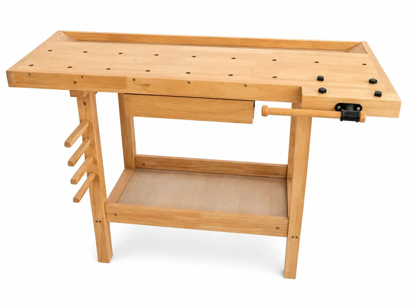 Hoblice STANDARD, 1260 x 620 x 840 mm, se svěrákem