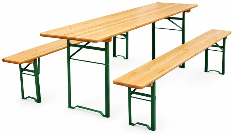 Pivní set stůl  2200 x 600 x 770 mm a 2 lavice