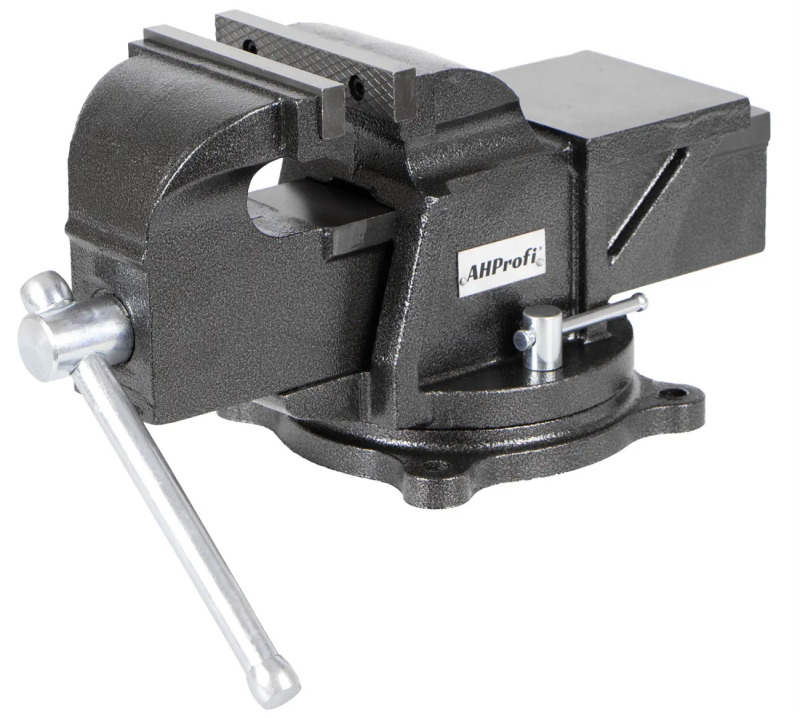 Otočný dílenský svěrák Heavy Duty 125 mm - AH0805