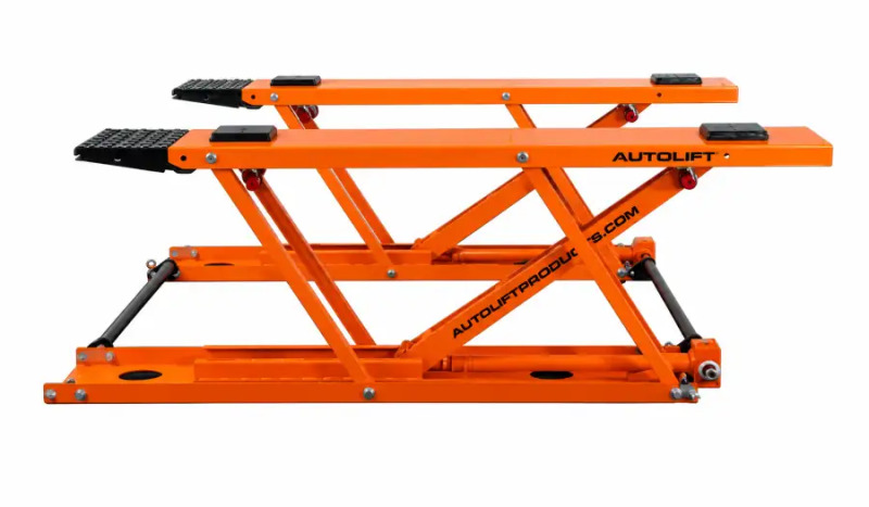 Přenosný mechanický nůžkový zvedák Autolift Twin, nosnost 4,5 t