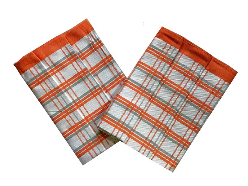 Svitap Utěrka Extra savá Tradiční káro oranžové 3 ks Varianta: Utěrka Extra savá 50x70 cm Tradiční káro oranžové 3 ks