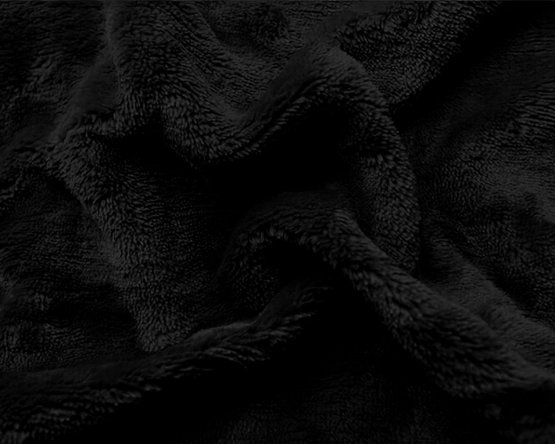 Svitap Prostěradlo mikroflanel černá Varianta: Prostěradlo mikroflanel černá 90x200x20 cm