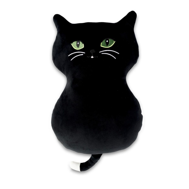 Svitap Polštářek mikrospandex Kočka černá Varianta: Polštářek mikrospandex Kočka černá 32 cm
