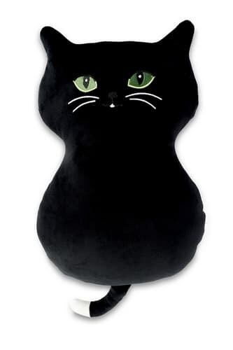 Svitap Polštářek mikrospandex Kočka černá Varianta: Polštářek mikrospandex Kočka černá 32 cm