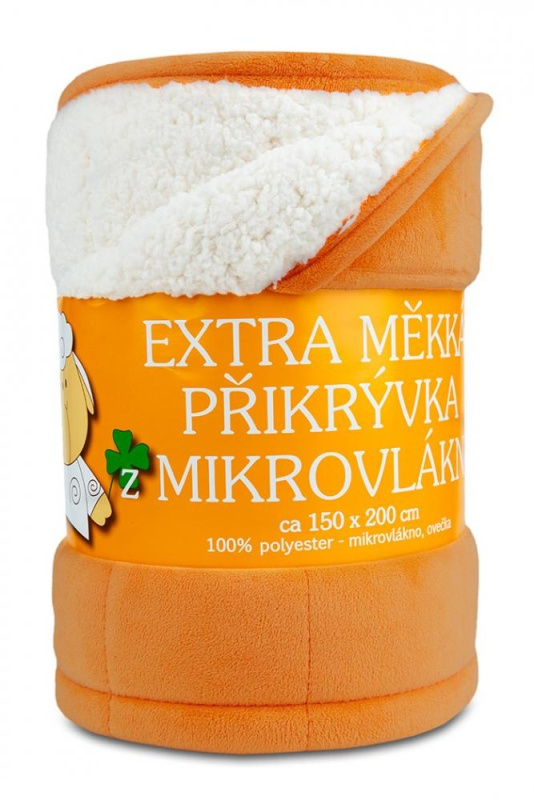 Svitap Deka mikrovlákno Ovce prošev rezavá Varianta: Deka mikrovlákno Ovce prošev rezavá 150x200 cm