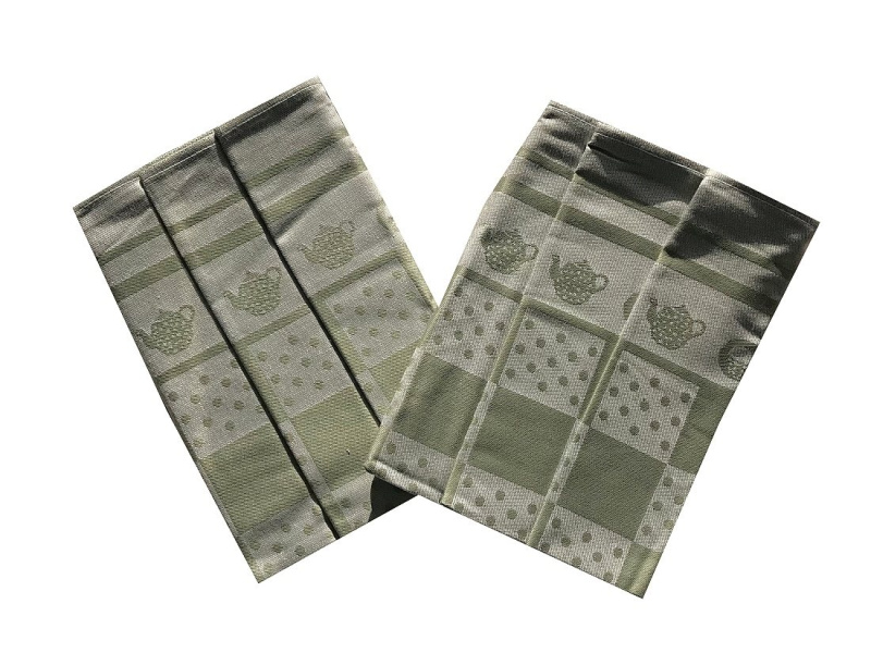 Svitap Utěrka Extra savá Konvička/puntík olivová 3 ks Varianta: Utěrka Extra savá 50x70 cm Konvička/puntík olivová 3 ks