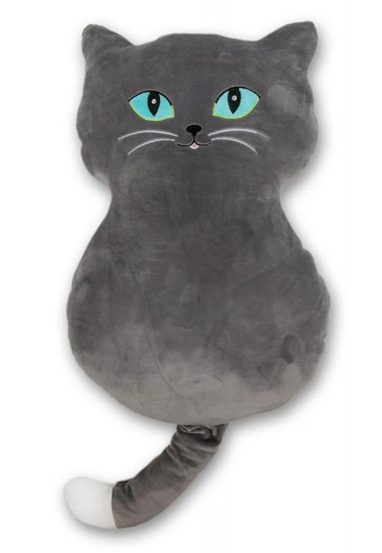 Svitap Polštářek mikrospandex Kočka šedá Varianta: Polštářek mikrospandex Kočka šedá 50x30 cm
