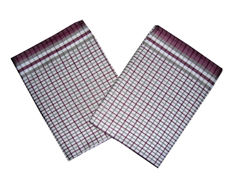 Svitap Utěrky Bambus Kostka malá bordó 3 ks Varianta: Utěrka Bambus 50x70 cm Kostka malá bordó 3 ks