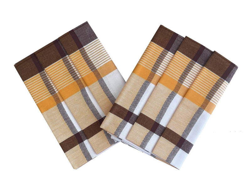 Svitap Utěrka Ba Extra savá Velké káro oranžové 3 ks Varianta: Utěrka Extra savá Velké káro oranžové 50x70 cm (balení 3 ks)