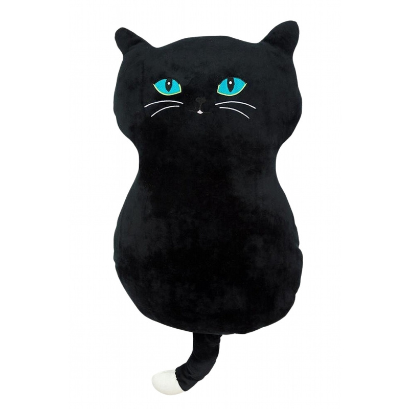 Svitap Polštářek mikrospandex Kočka černá Varianta: Polštářek mikrospandex Kočka černá 50x30 cm