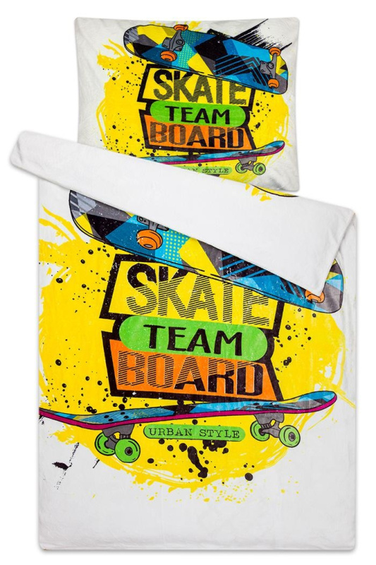 Svitap Povlečení mikroflanel Skate Varianta: Povlečení mikroflanel Skate 140x200, 70x90 cm