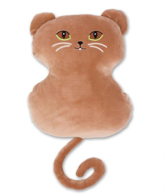 Svitap Polštářek mikrospandex Kočka hnědá Varianta: Polštářek mikrospandex Kočka hnědá 32 cm