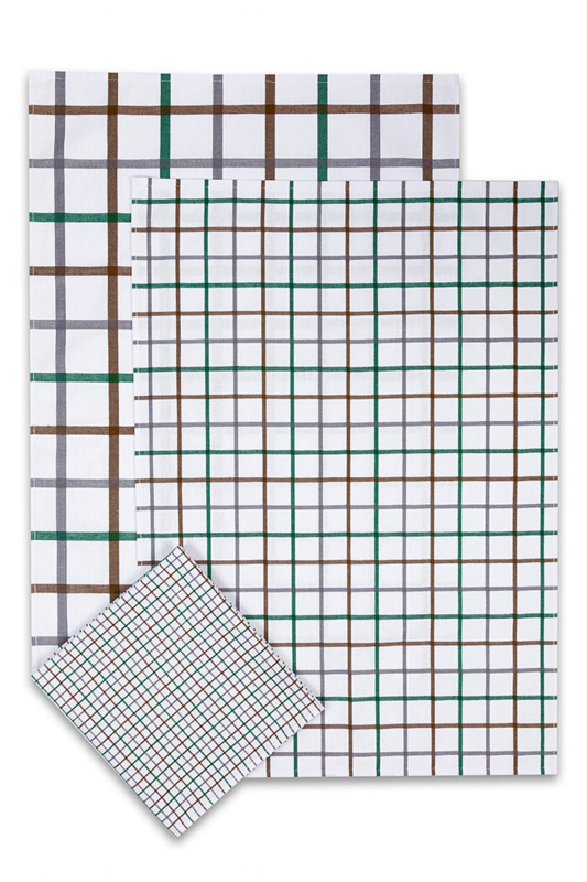 Svitap Utěrka Extra savá 50x70 Káro mix zelená Varianta: Utěrka Extra savá 50x70 Káro mix zelená 3 ks