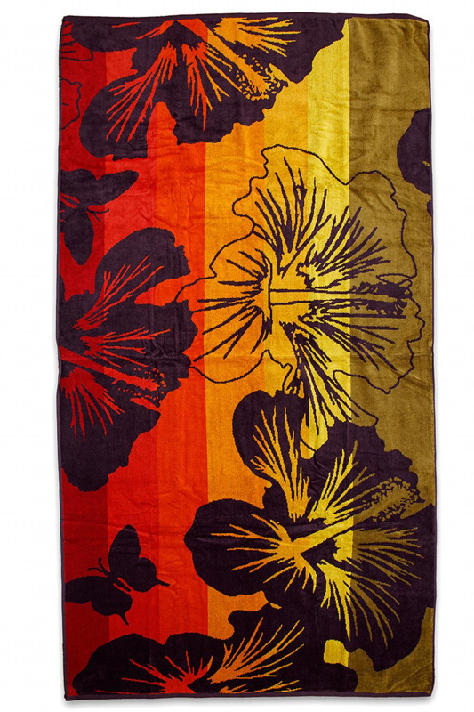 Svitap Plážová osuška Velké květy Varianta: Plážová osuška Velké květy 90x170 cm